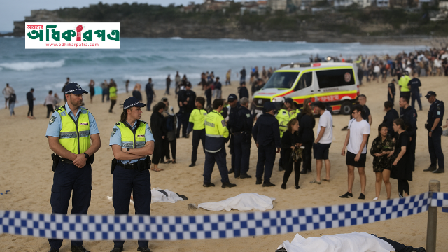 অস্ট্রেলিয়ার বন্ডি বিচে ইহুদি সম্প্রদায়কে লক্ষ্য করে সন্ত্রাসী হামলা-নিহত অন্তত ১১ জন
